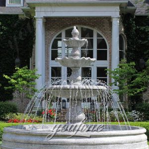 Открытый сад Три яруса гранитные фонтаны для продажи