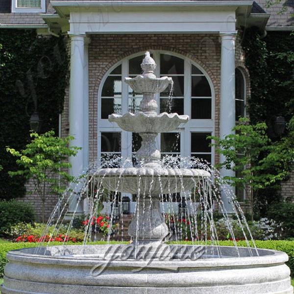 Открытый сад Три яруса гранитные фонтаны для продажи