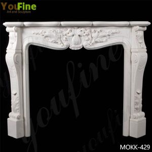 Французский Дизайн мраморный камин в интерьере на распродаже