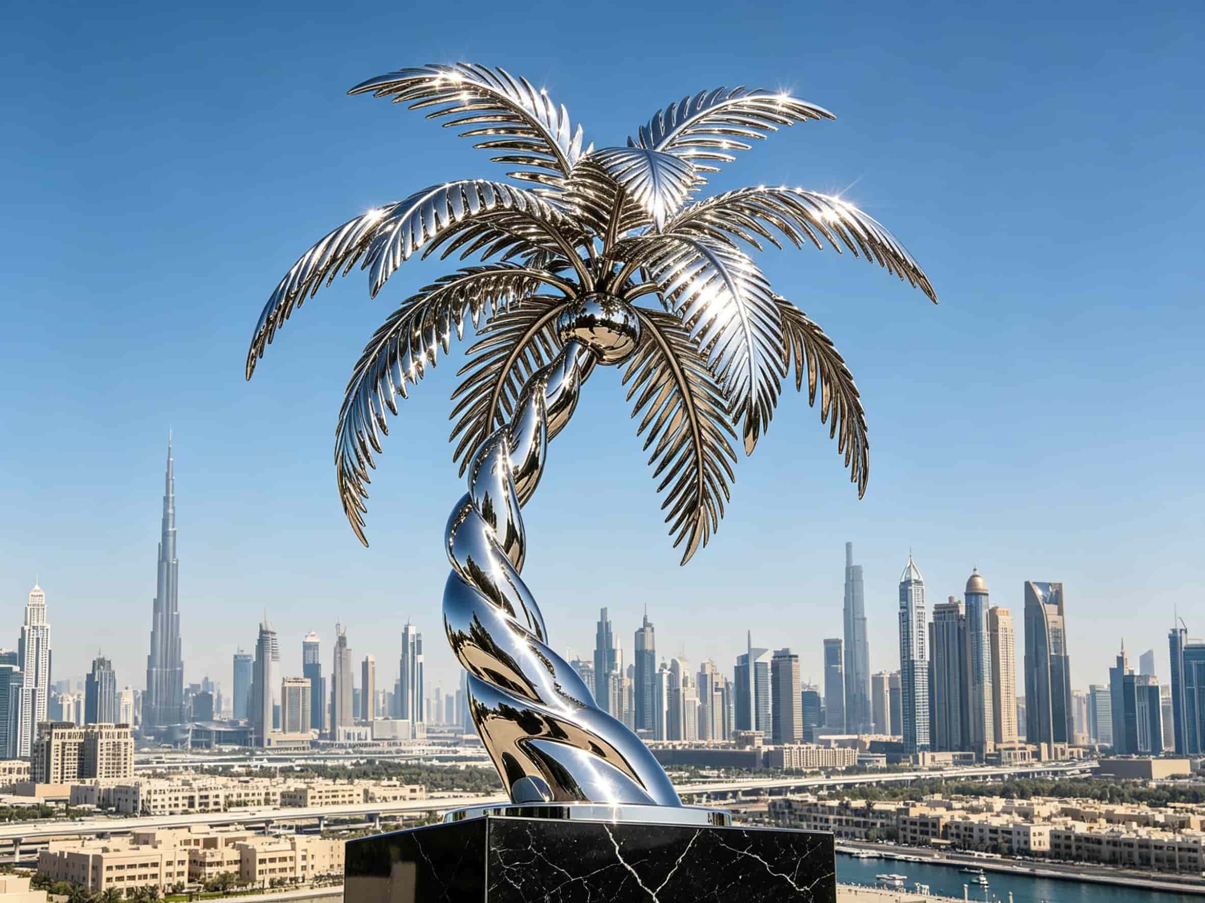 Стальная абстракция для бизнес-центра