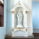 Мраморная статуя Святого Сердца Иисуса в натуральную величину YRMJ-005