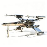 Скульптура модели звёздного истребителя T-65 X-wing из нержавеющей стали