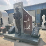 Кастомный бронзовый памятник героям СВО