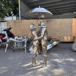 скульптура«Влюблённые»из нержавеющей стали