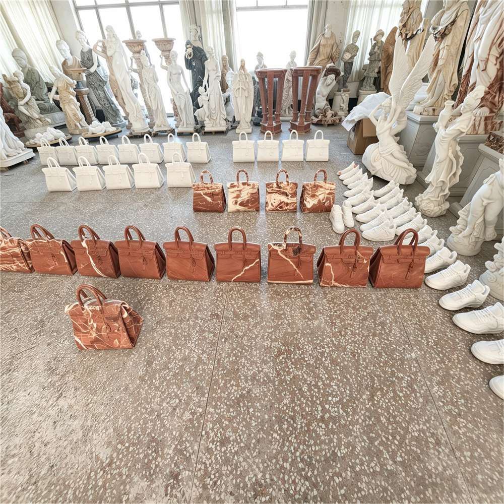 Мраморная Скульптура в Виде Сумки Birkin