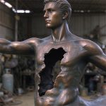 Скульптура Кентавр из бронзы